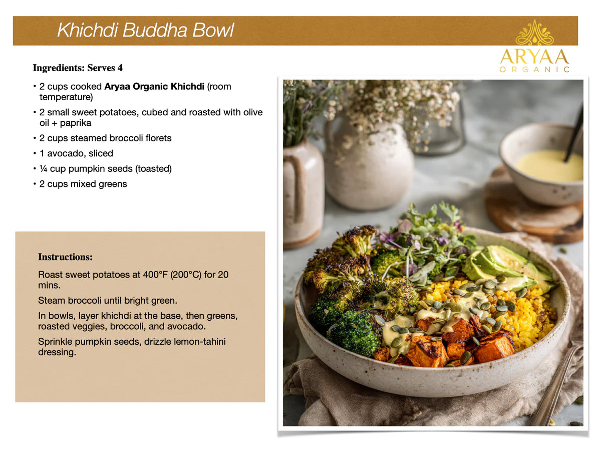 Aryaa Organic Indian Risotto-Khichdi – 8 Pack