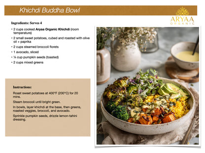 Aryaa Organic Indian Risotto-Khichdi – 8 Pack