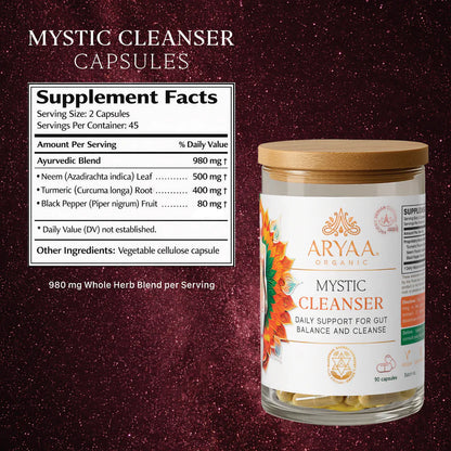 Aryaa Organic Mystic Cleansing Elixir (Capsules)
