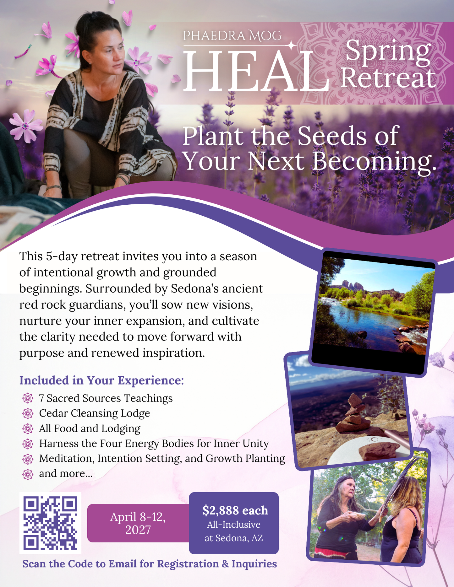 Phaedra Mog's HEAL Retreat: April 8 - 12, 2027