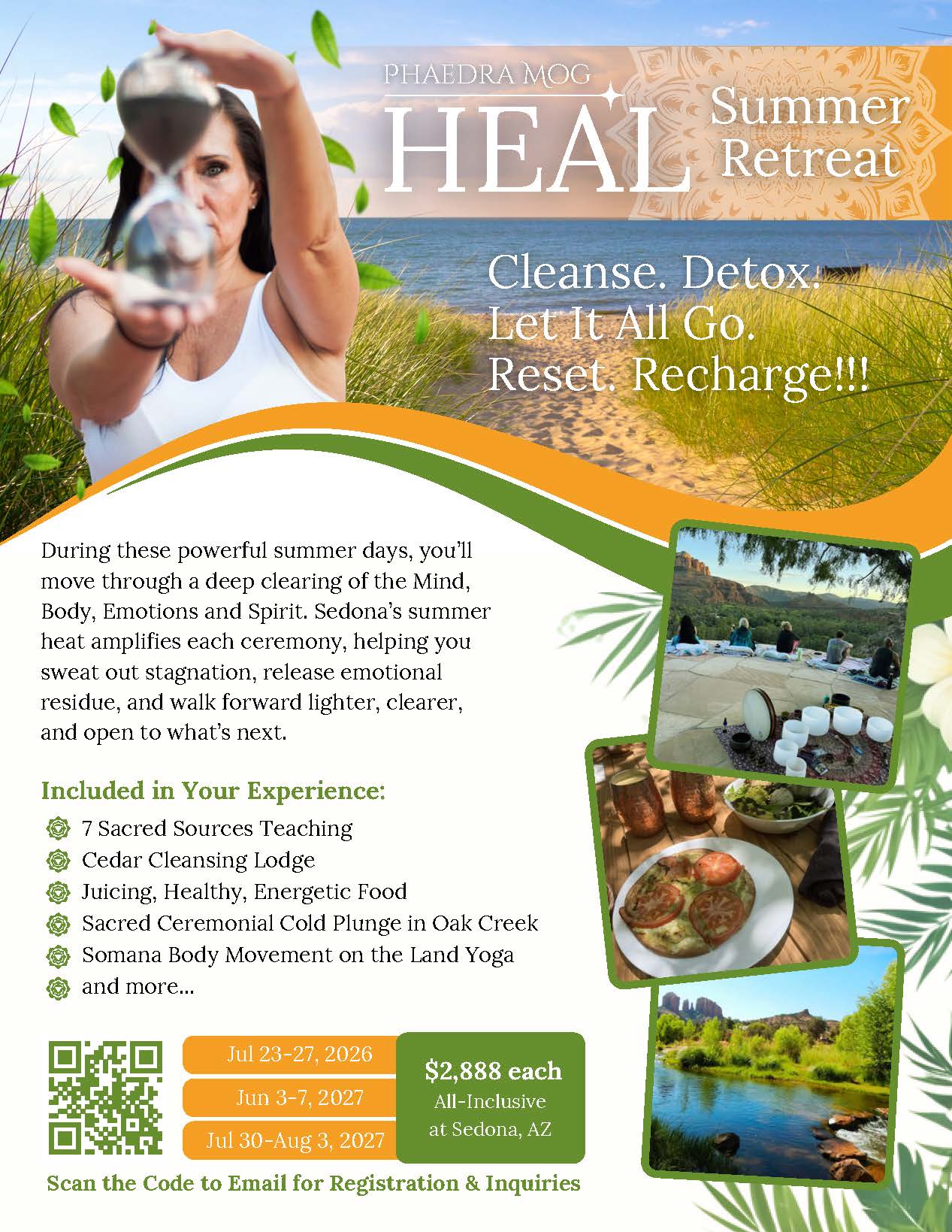 Phaedra Mog's HEAL Retreat: July 30 Aug 3, 2027